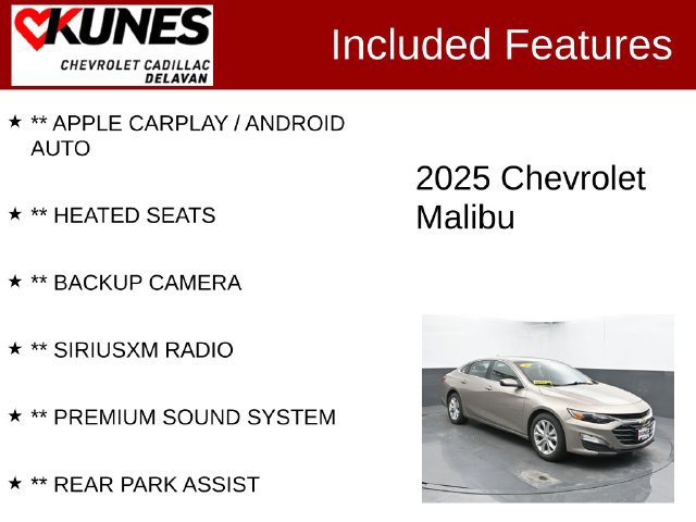 Used 2025 Chevrolet Malibu 1LT Car