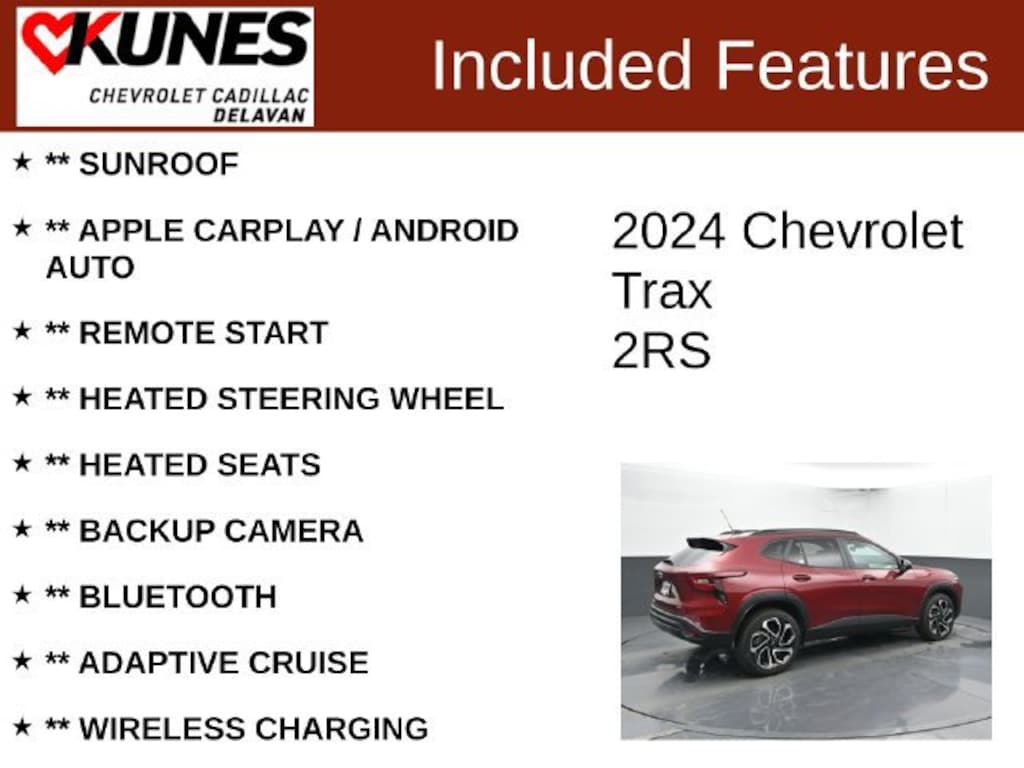 Used 2024 Chevrolet Trax 2RS SUV