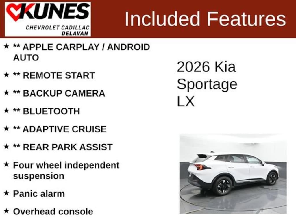 Used 2026 Kia Sportage LX