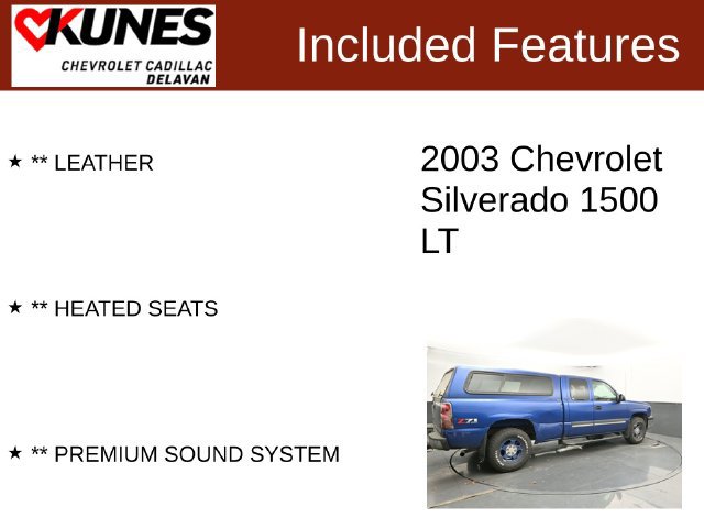 Used 2003 Chevrolet Silverado 1500 LT Truck