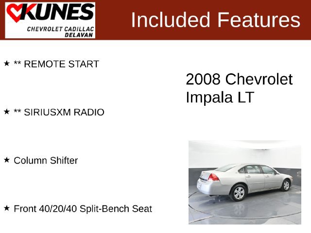 Used 2008 Chevrolet Impala LT Car