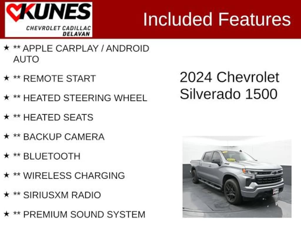 Used 2024 Chevrolet Silverado 1500 RST Truck