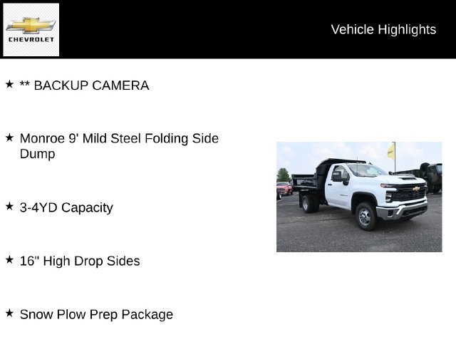 New 2025 Chevrolet Silverado 3500 HD Chassis Cab Work Truck Truck