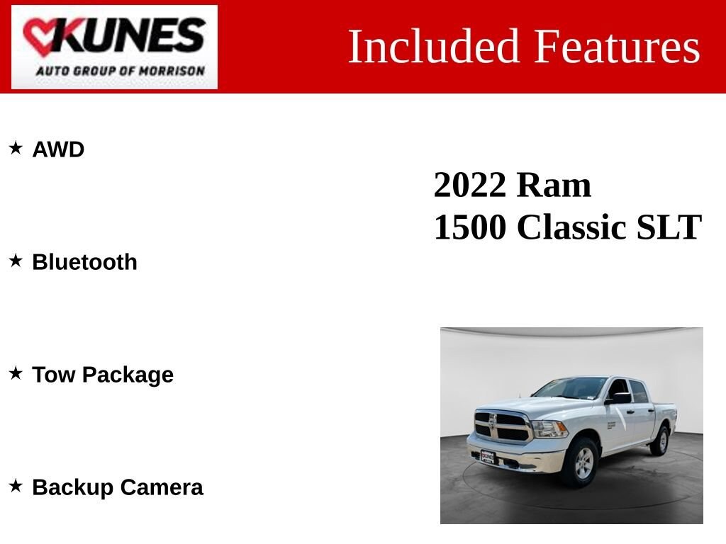 Used 2022 Ram 1500 Classic SLT