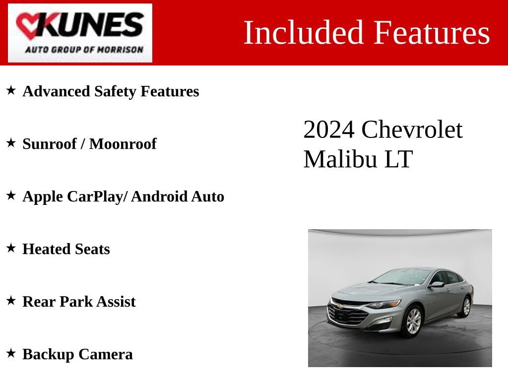 Used 2024 Chevrolet Malibu 1LT Car