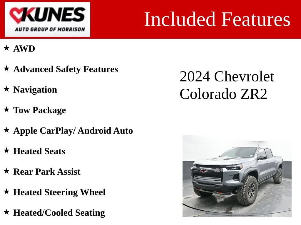 Used 2024 Chevrolet Colorado ZR2 Truck