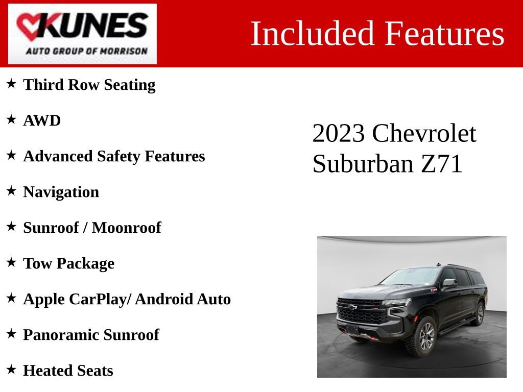 Used 2023 Chevrolet Suburban Z71 SUV