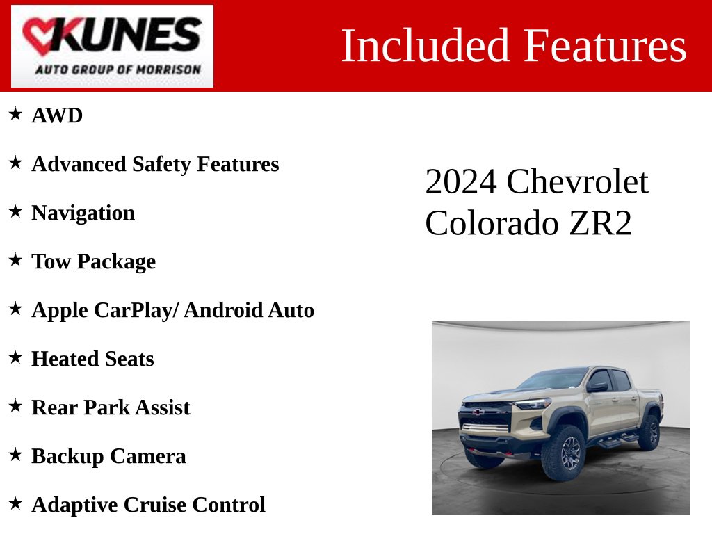 Used 2024 Chevrolet Colorado ZR2 Truck