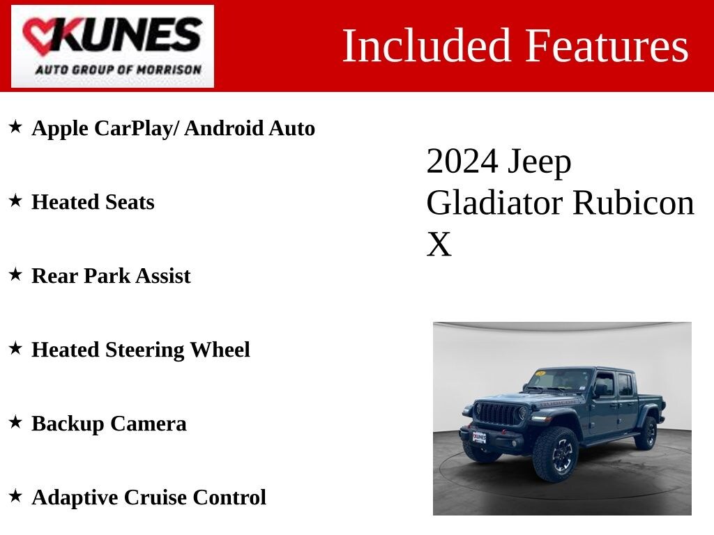 Used 2024 Jeep Gladiator Rubicon Truck