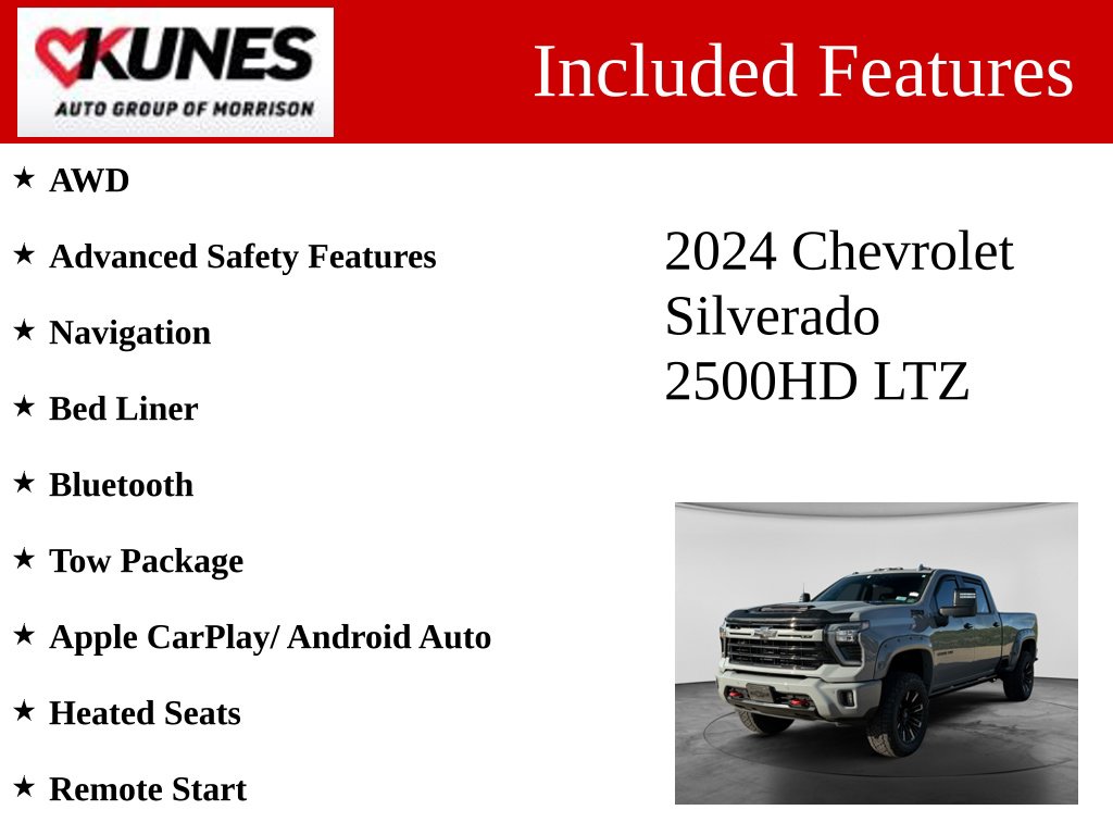 Used 2024 Chevrolet Silverado 2500HD LTZ Truck