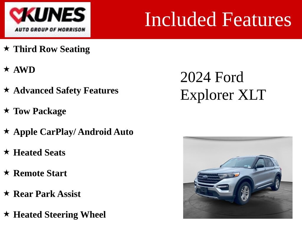 Used 2024 Ford Explorer XLT SUV