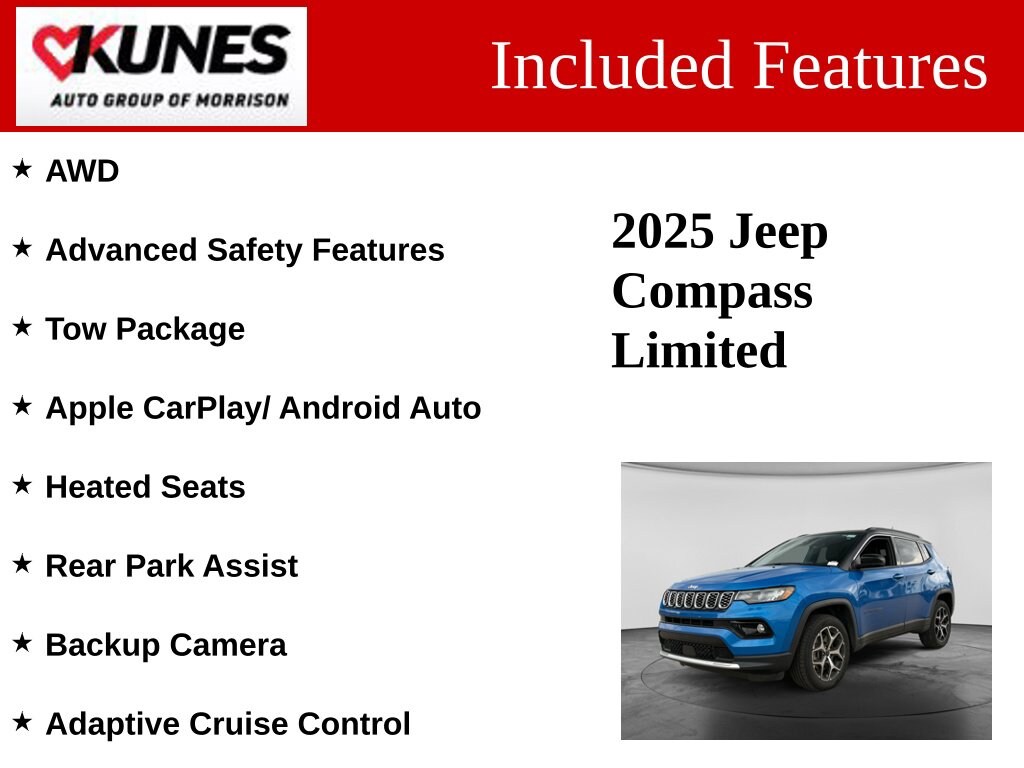 Used 2025 Jeep Compass Limited SUV