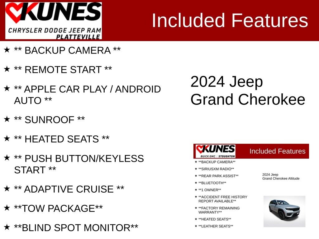 Used 2024 Jeep Grand Cherokee Altitude SUV