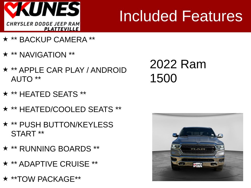 Used 2022 Ram 1500 Limited Truck