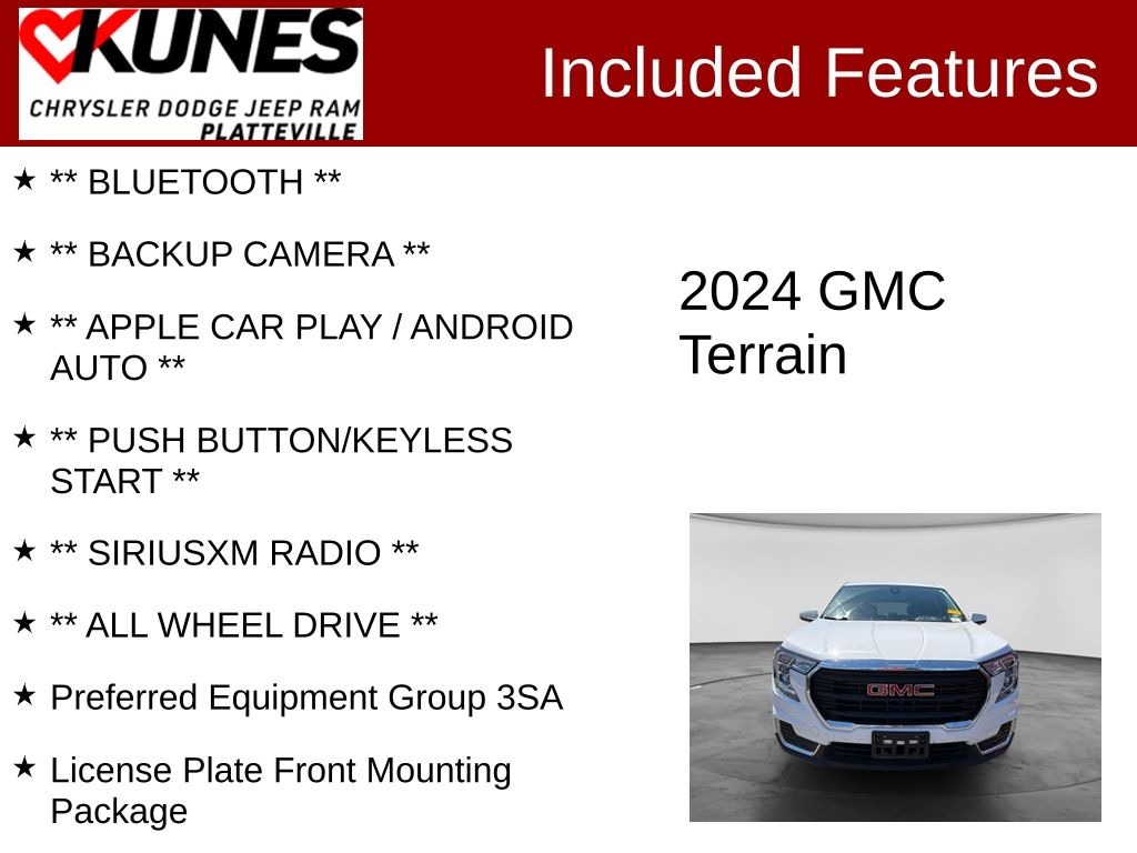 Used 2024 GMC Terrain SLE SUV