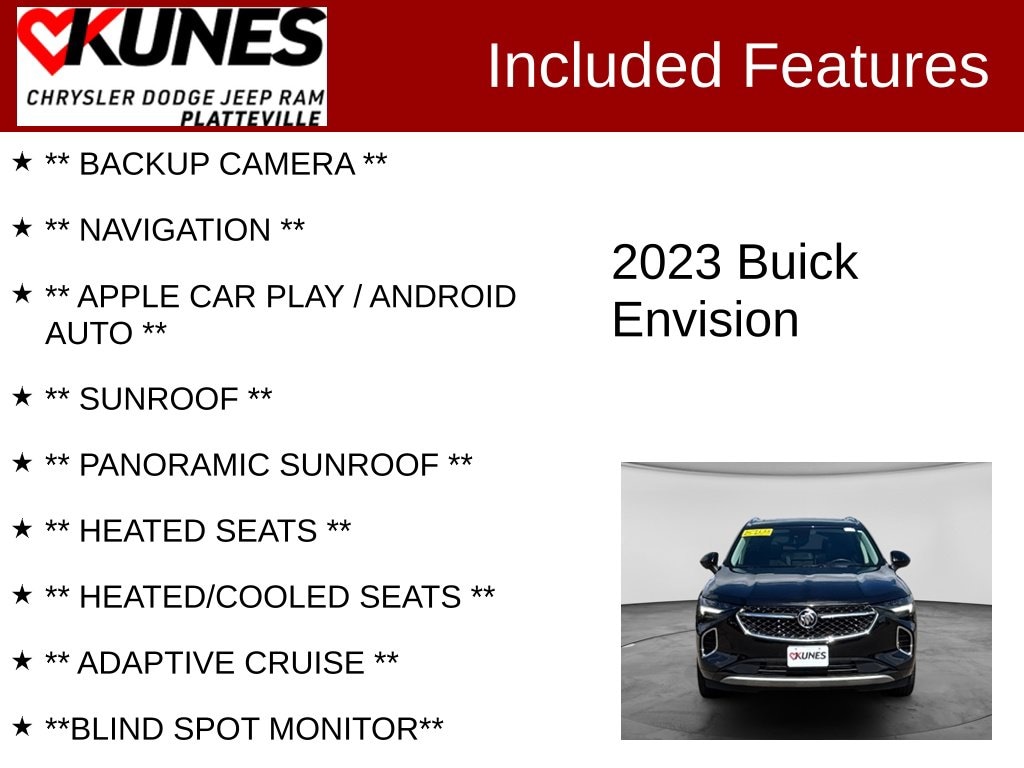 Used 2023 Buick Envision Avenir SUV