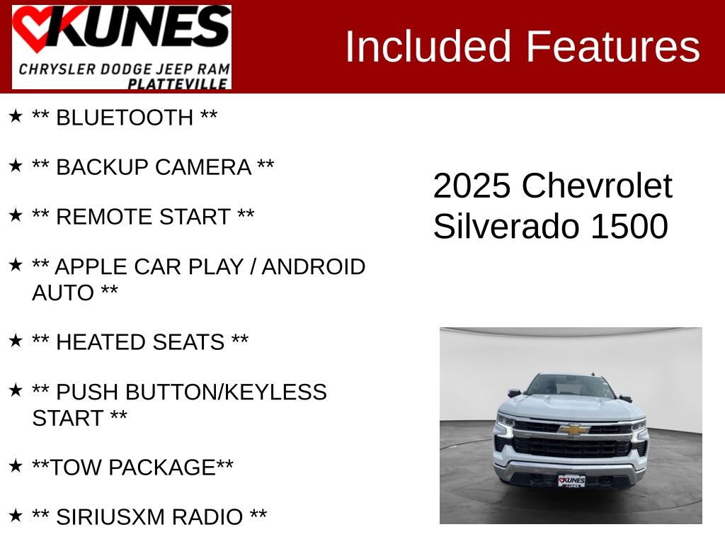 Used 2025 Chevrolet Silverado 1500 LT Truck