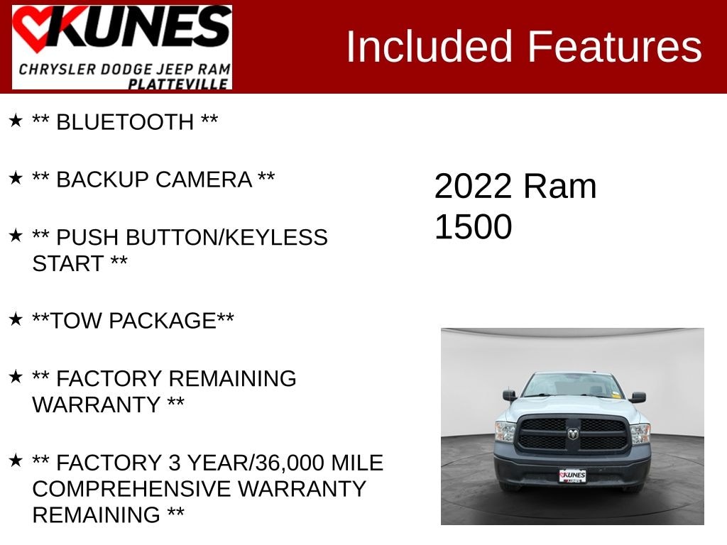 Used 2022 Ram 1500 Classic Tradesman Truck