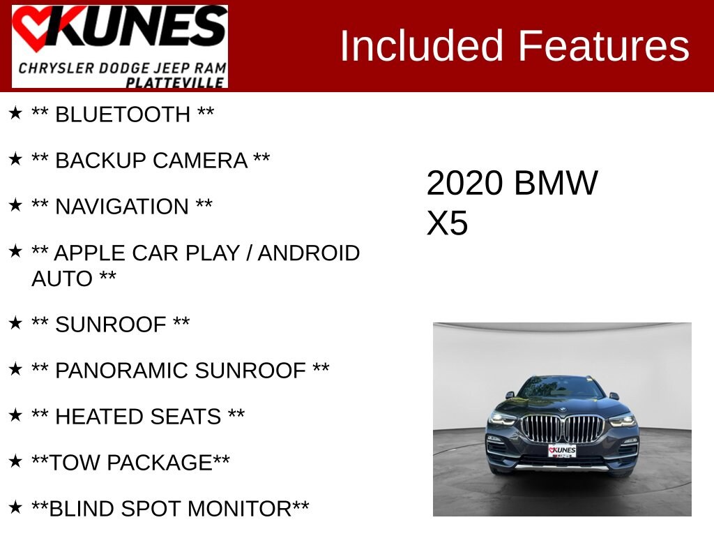 Used 2020 BMW X5 xDrive40i SUV