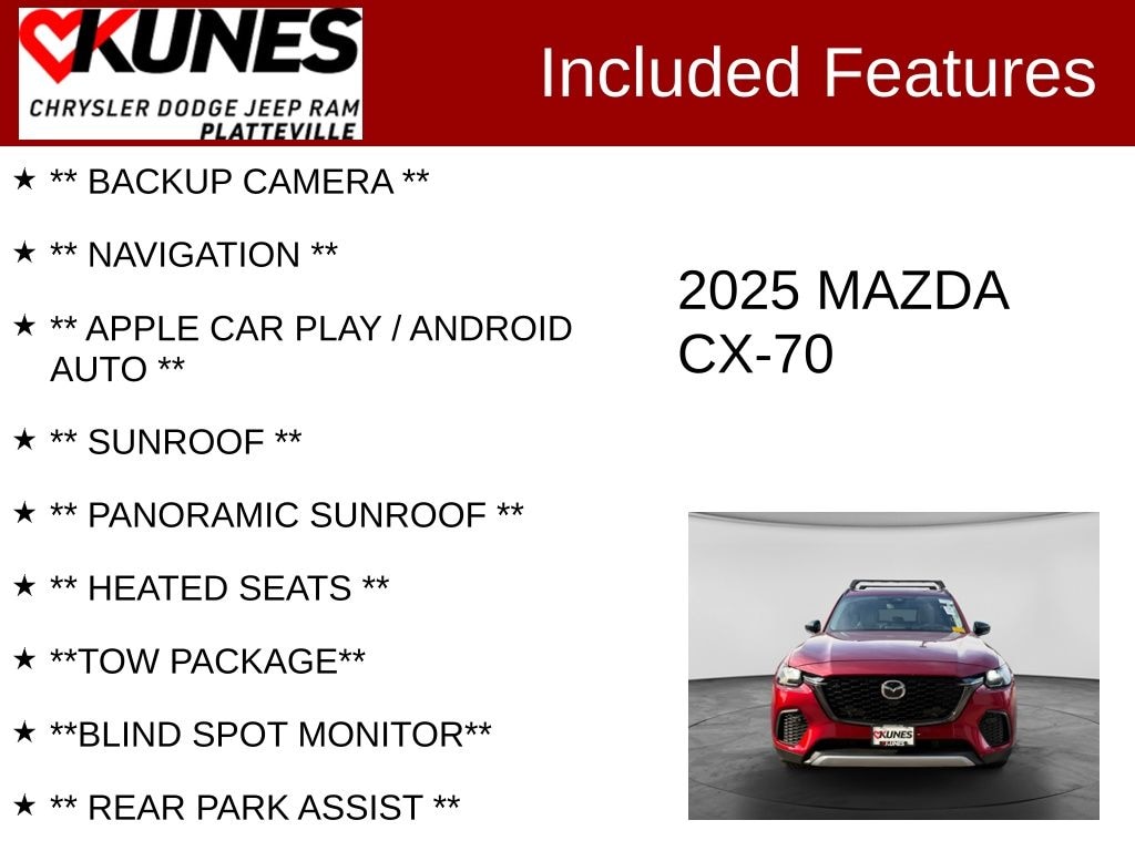 Used 2025 Mazda CX-70 Phev Premium SUV