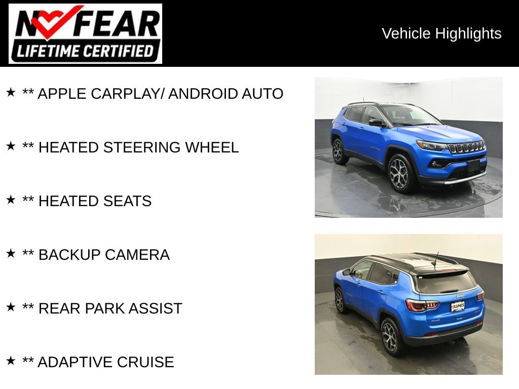 Certified 2024 Jeep Compass Limited SUV