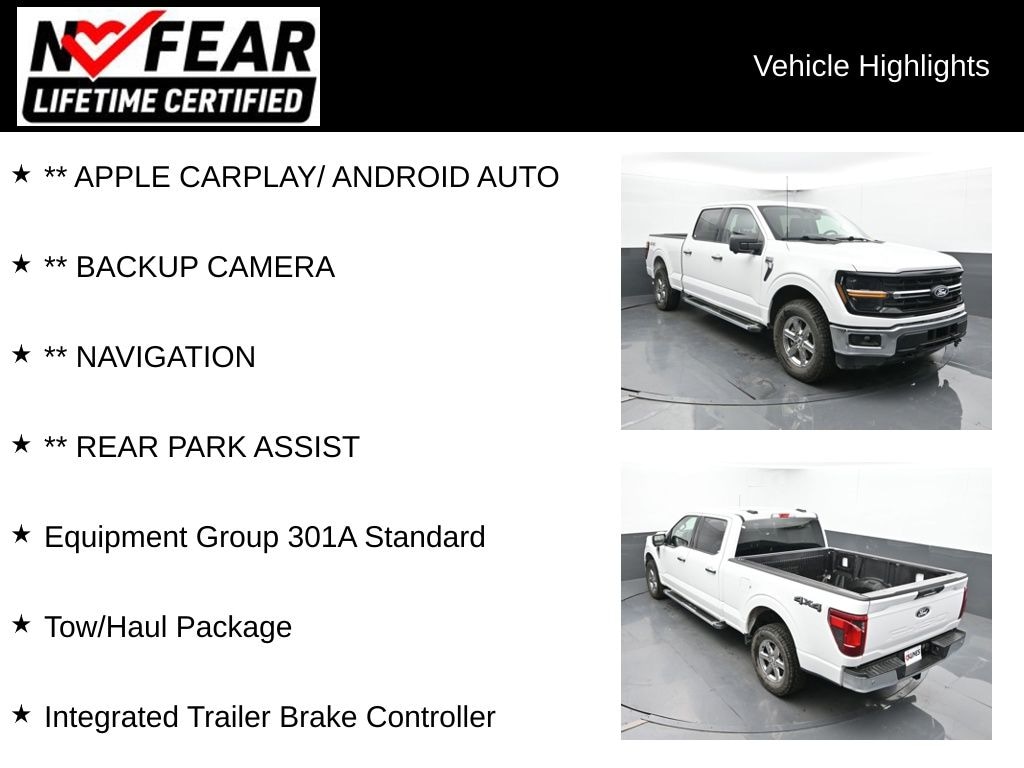 Certified 2024 Ford F-150 XLT Truck SuperCrew Cab