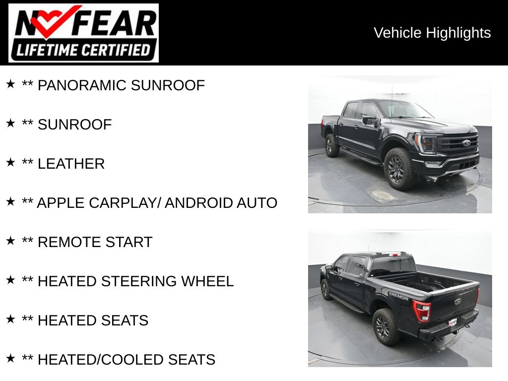 Certified 2021 Ford F-150 Tremor Truck