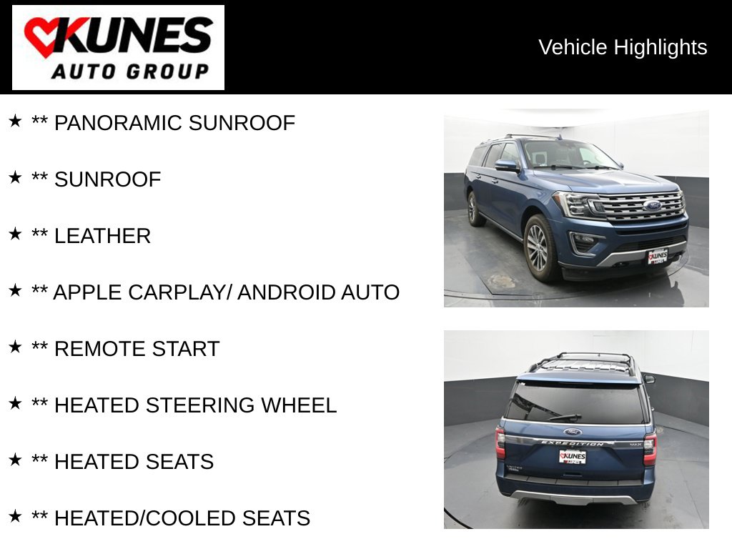Used 2018 Ford Expedition Max Limited SUV