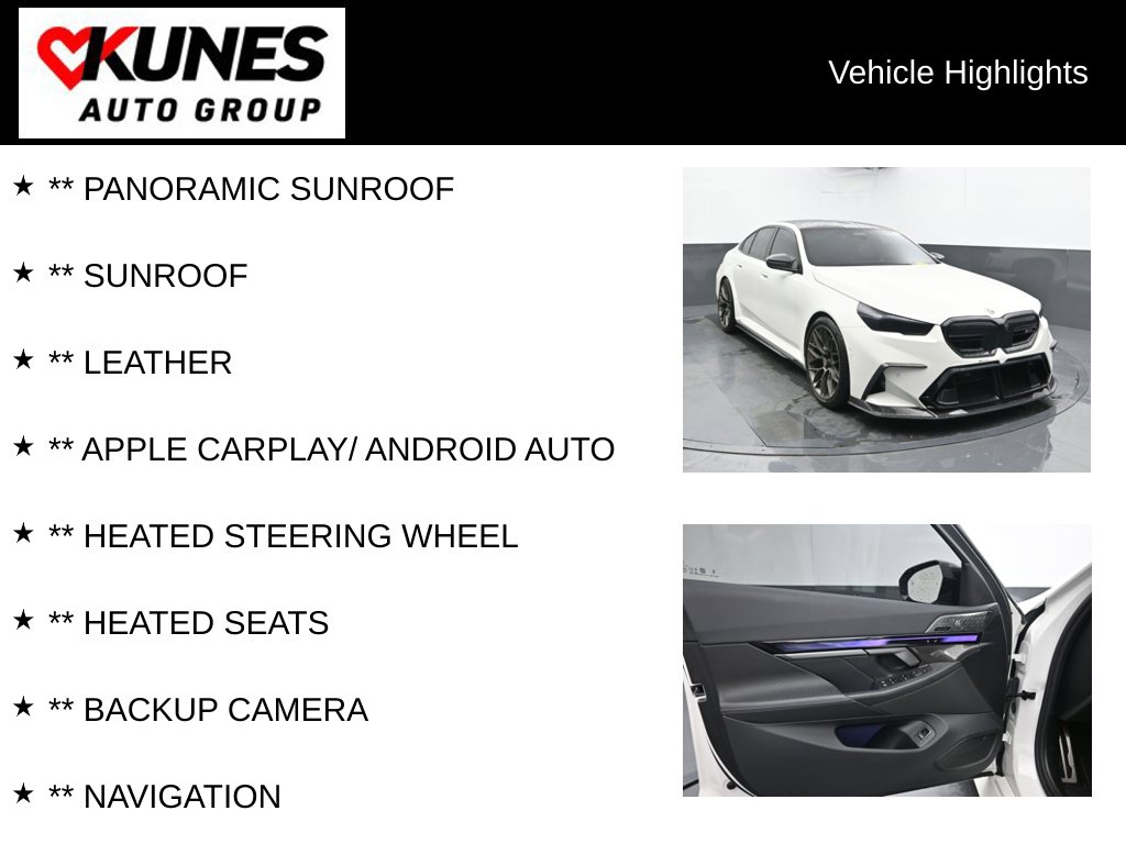 Used 2025 BMW M5 Base Sedan