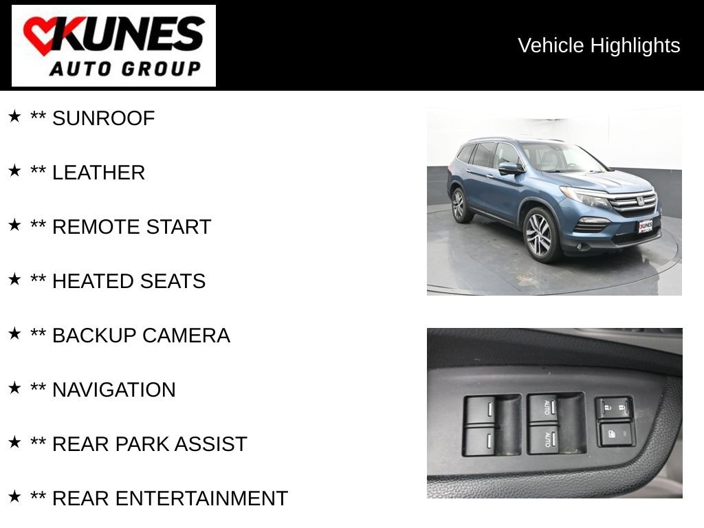 Used 2016 Honda Pilot Touring SUV