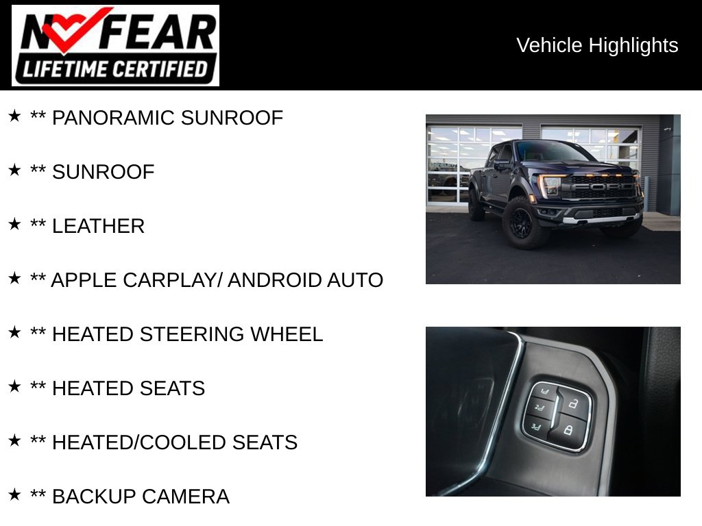 Used 2023 Ford F-150 Raptor Truck