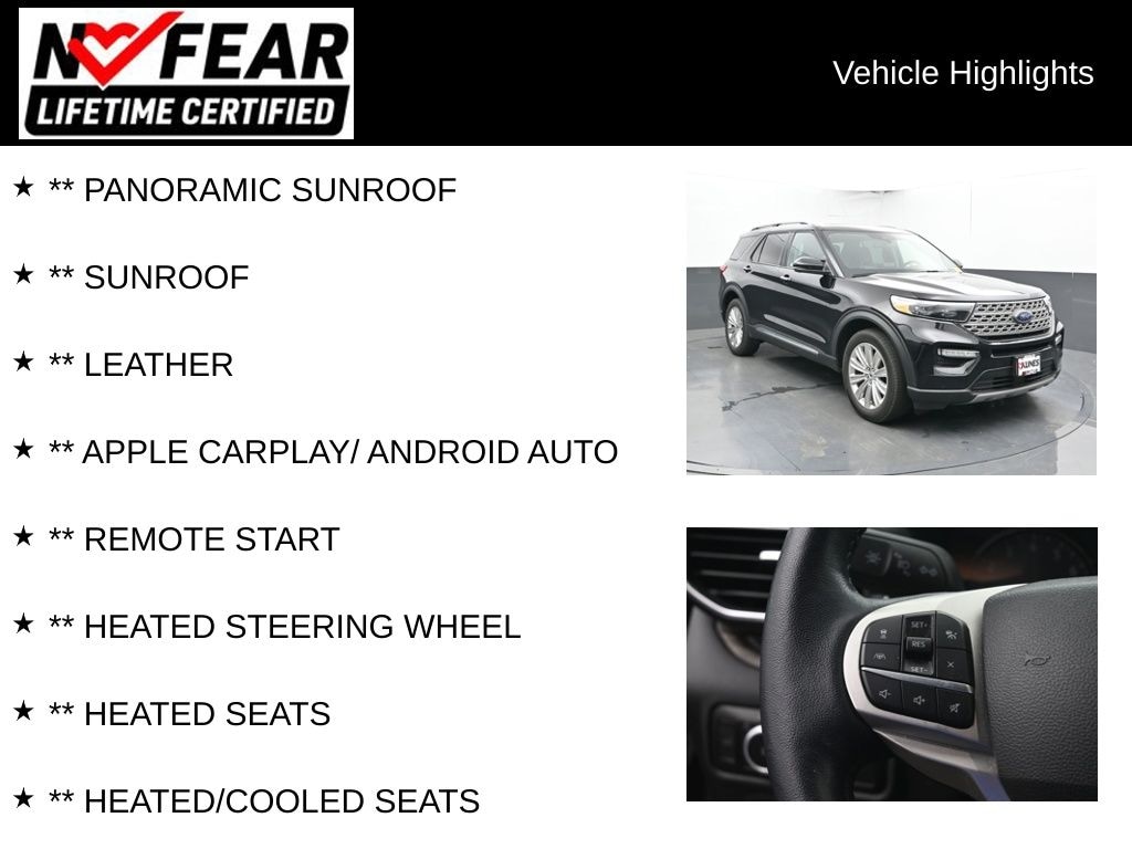 Certified 2023 Ford Explorer Limited SUV