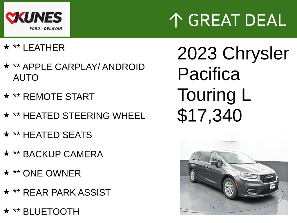 Certified 2023 Chrysler Pacifica Touring L Van Passenger Van