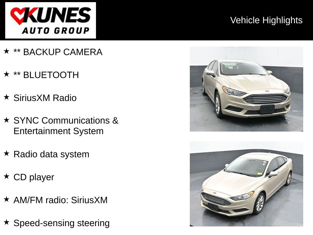 Used 2017 Ford Fusion SE Sedan