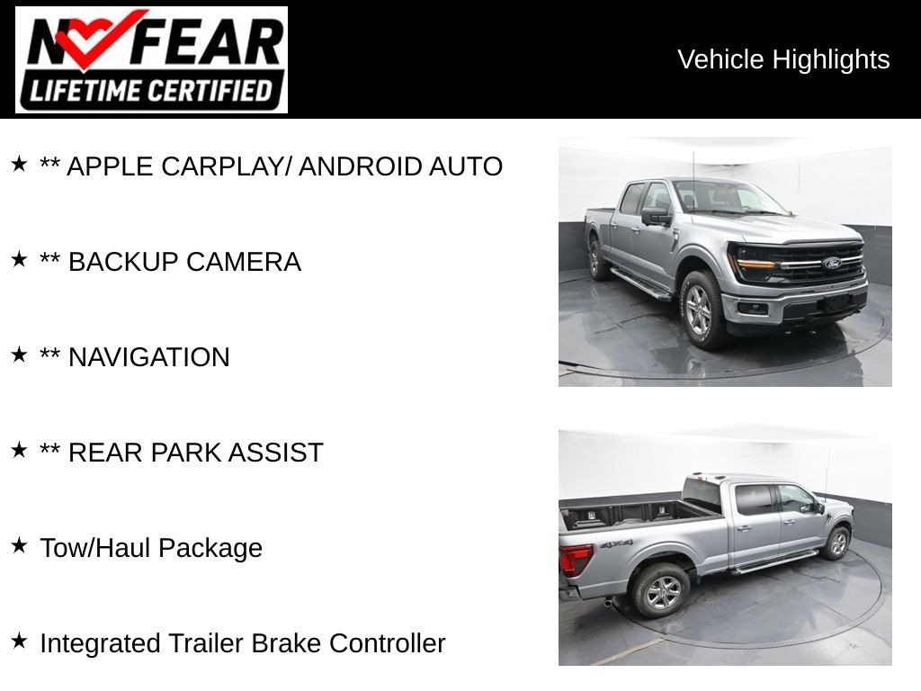 Certified 2024 Ford F-150 XLT Truck SuperCrew Cab