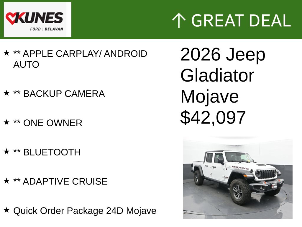Used 2026 Jeep Gladiator Mojave Truck Crew Cab