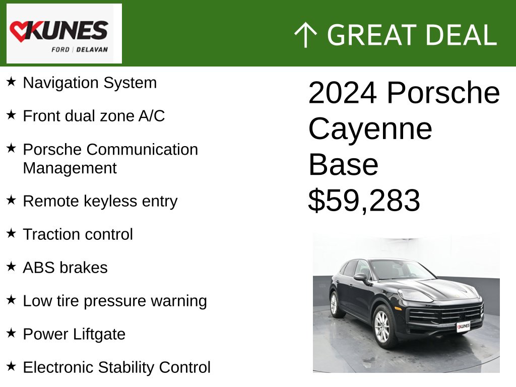 Certified 2024 Porsche Cayenne Base SUV