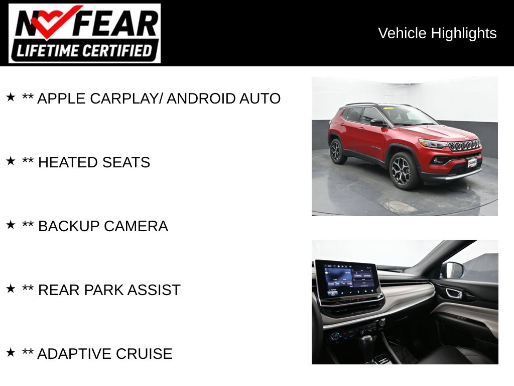 Certified 2025 Jeep Compass Limited SUV