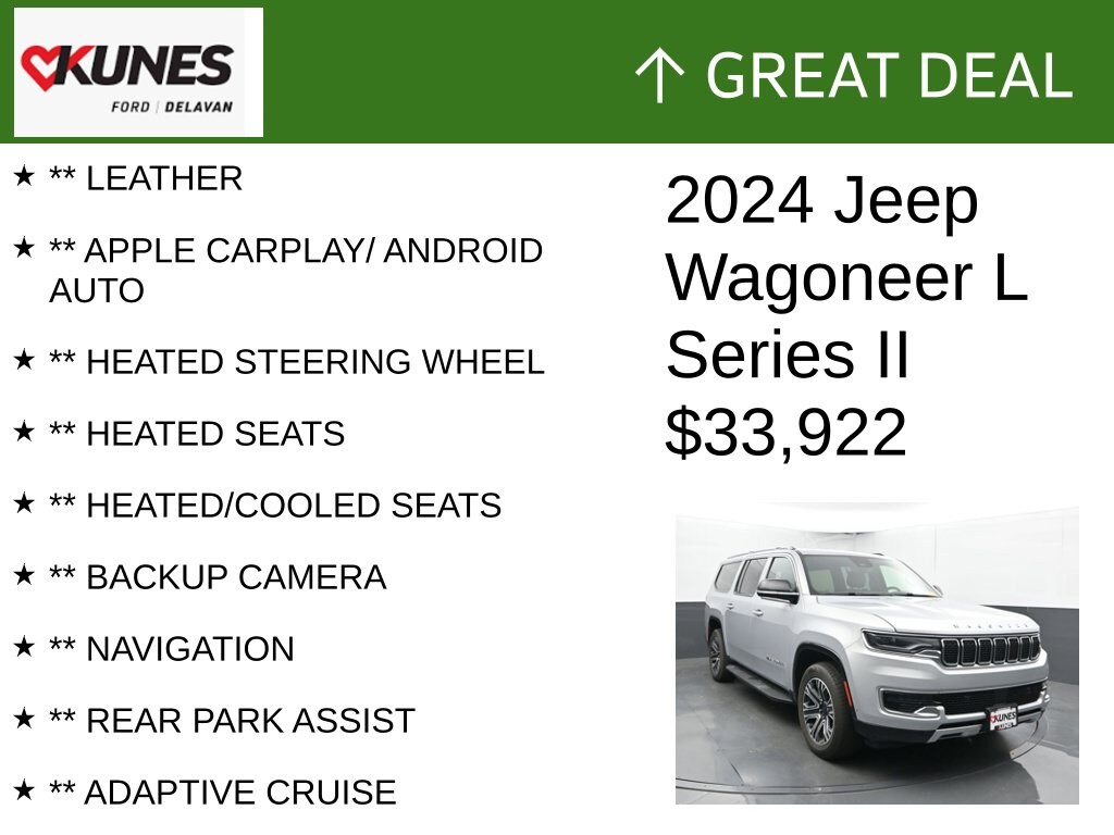 Certified 2024 Jeep Wagoneer L Series II SUV