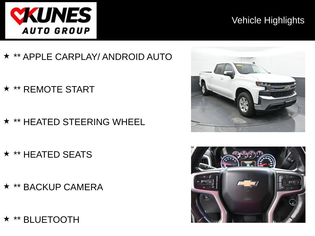 Used 2021 Chevrolet Silverado 1500 LT Truck Crew Cab