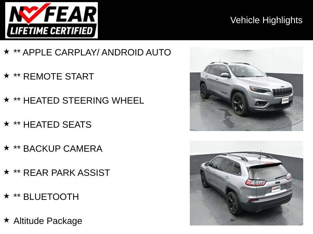 Used 2019 Jeep Cherokee Latitude Plus SUV