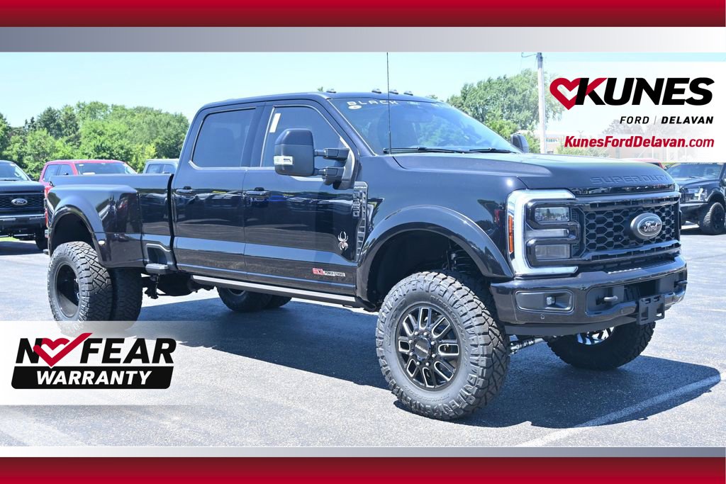 New 2026 Ford F-350 Black Widow Platinum DRW Truck Crew Cab
