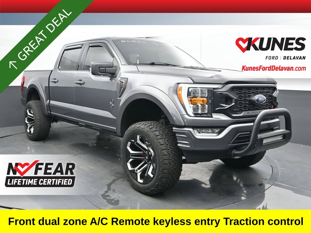 Certified 2022 Ford F-150 Lariat Black Widow Edition Truck SuperCrew Cab