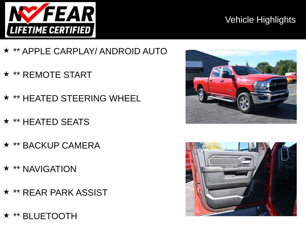 Certified 2024 Ram 2500 Big Horn Truck Crew Cab