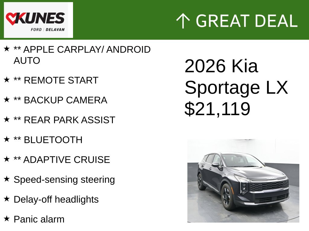 Certified 2026 Kia Sportage LX SUV