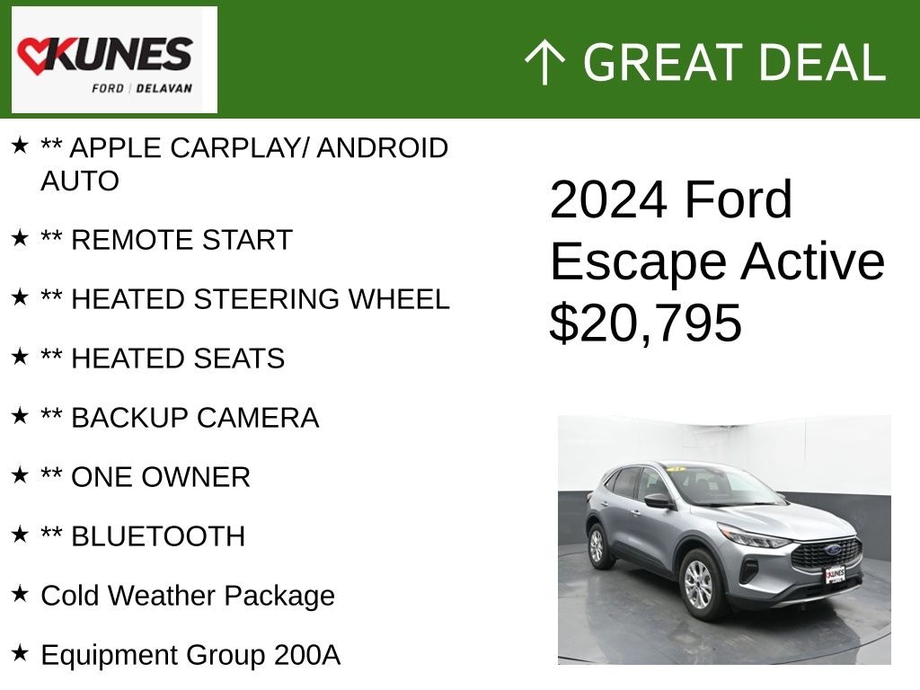 Used 2024 Ford Escape Active SUV