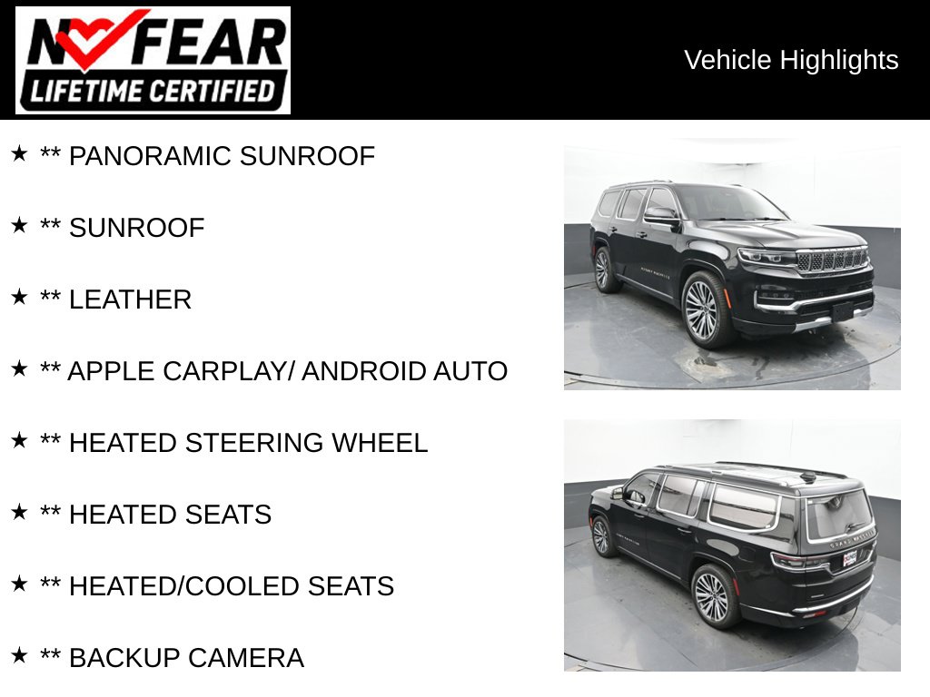 Used 2022 Jeep Grand Wagoneer Series III SUV