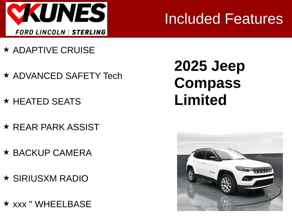 Used 2025 Jeep Compass Limited SUV