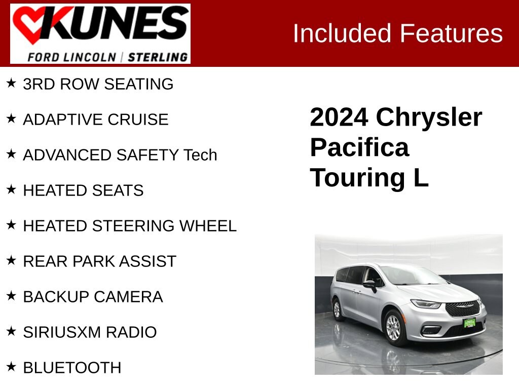 Used 2024 Chrysler Pacifica Touring L Van Passenger Van