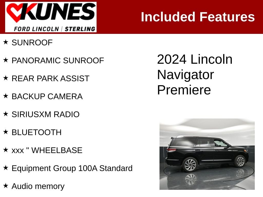 Certified 2024 Lincoln Navigator Premiere SUV